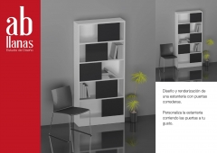 Modelado y renderizacion de una estanteria