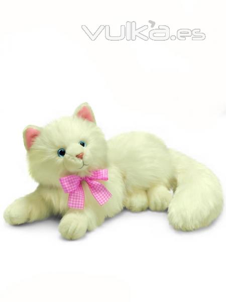 gato blanco peluche