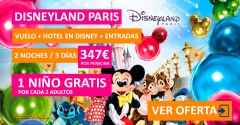 AportuVIAJE te trae la mejor promoción de internet para conocer Disneyland París con tu familia.