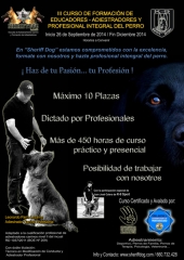 Foto 829 animales y mascotas en Alicante - Sheriffdog - Adiestradores Caninos