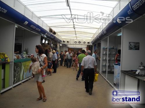 casetas para ferias con pasillo cubierto IberStand