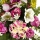 Todos los Santos. Ramo artificial flores rosas orquídeas cereza con hojas 50 2 - La Llimona home