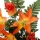 Todos los Santos. Ramo artificial flores tiger lily naranja con hojas 45 1 - La Llimona home