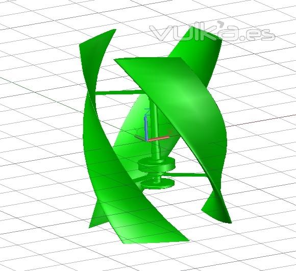 ENERGÍA RENOVABLE (AEROGENERADOR HELICOIDAL 200 W)