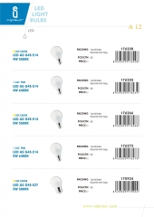 Led light bulbs a12