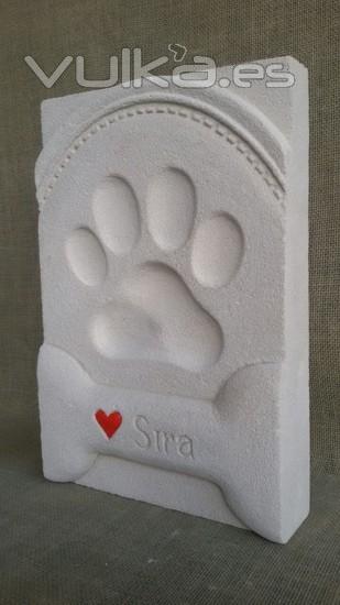 Placas con simil piedra personalizadas segn su descripcin