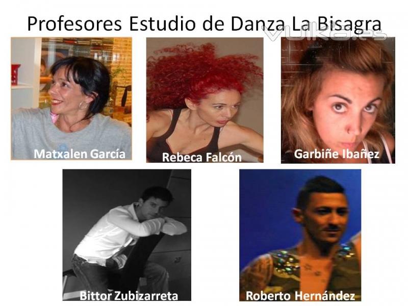 Profesores del Estudio de Danza la Bisagra