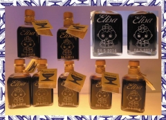 Botellitas personalizadas para bautizo