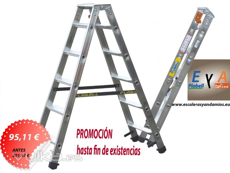 Escalera doble subida en promocin