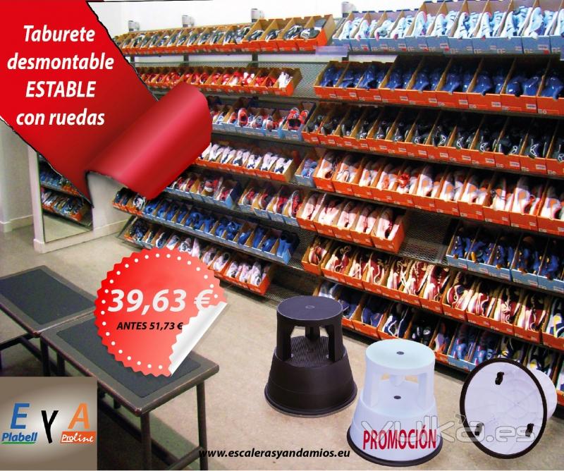 Taburete desmontable marca Plabell en Promoción