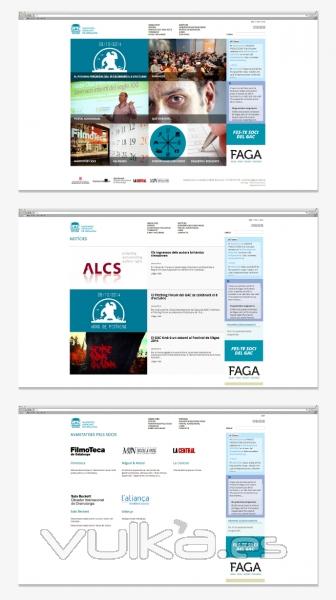 Desarrollo integral de la pgina web de Guionistes Associats de Catalunya (GAC): www.guionistes.cat