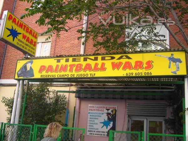 Tienda paintball, reservas y venta de articulos