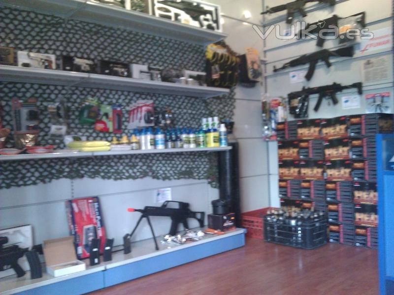 Tienda paintball, reservas y venta de articulos