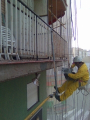 Reparacion de forjados balcones.