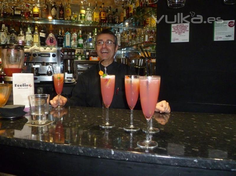 1º barman de Coctelería FEELING 2014