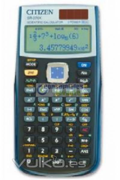 Calculadora cientifica citizen SR 270X para oposiciones 19.85EUR + iva