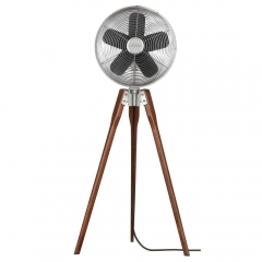Casa bruno arden tripod ventilador oscilante de pie, niquel satinado