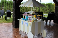 Candy cart para bodas, comuniones y cumples