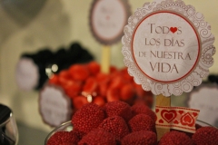 Detalle grafico en candy bar