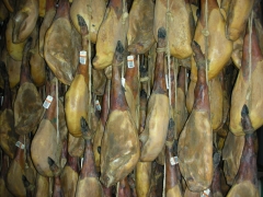 Jamones y paletas de guijuelo