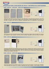 O	fabricacion de casetas, cuartos,  arquetas de hormigon prefabricado para instalacion de contadores