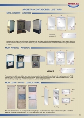 O	fabricacion de casetas, cuartos,  arquetas de hormigon prefabricado para instalacion de contadores