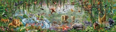 Puzzle educa de 33600 piezas la vida salvaje de la jungla