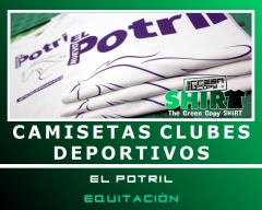 Impresion de camisetas club deportivo potril  | the green copy shirt villanueva de la canada madrid