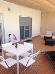Toldo plano para terraza