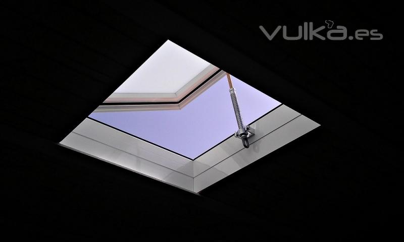 claraboya , claraboyas , aluminio , techo , cristal , luz , ventilacin 
