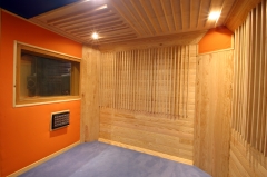 Vista de la sala de grabación