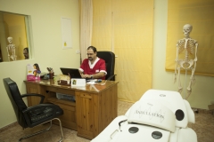 Consulta del osteopata