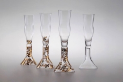Vasos de chupito, diseñado por Jitka Kolbe