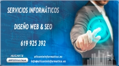 Servicios Informáticos, Diseño Web & SEO. Alicante Informática