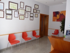 Sala de espera. Clnica Podolgica Lourdes Garca