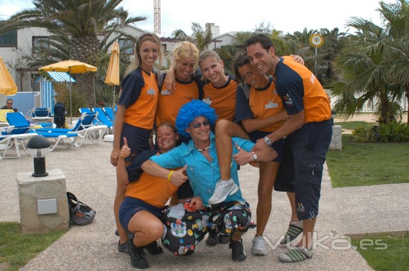 Sunny entertainment team en Fuerteventura