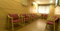 Sala de espera de clinica dental madrid