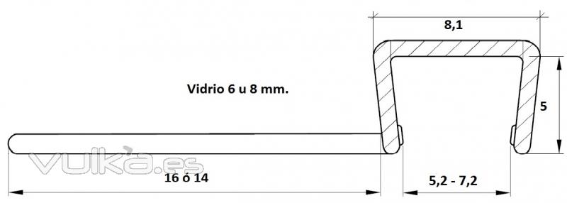 Goma ala latera minimalista