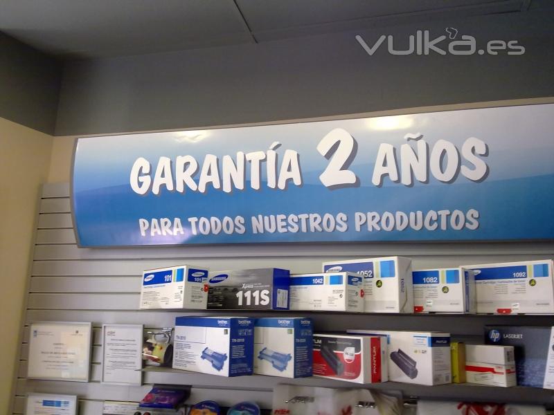 Nuestra garanta . 2 AOS para todos nuestros productos