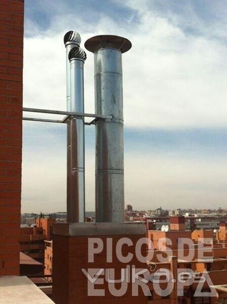 Venta tubos salidas de humos de chimeneas en madrid