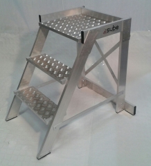 Taburete escalera de aluminio profesional 3 peldanos wwwescaleras-subees