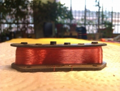 Reconstruccion pastilla telecaster custom: bobinado nuevo