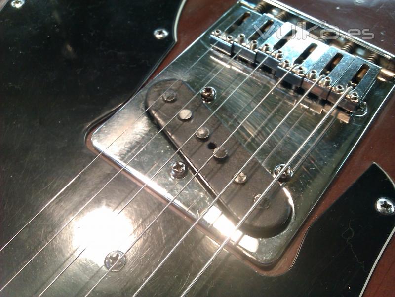 Reconstrucción pastilla Telecaster Custom: montada y acabada