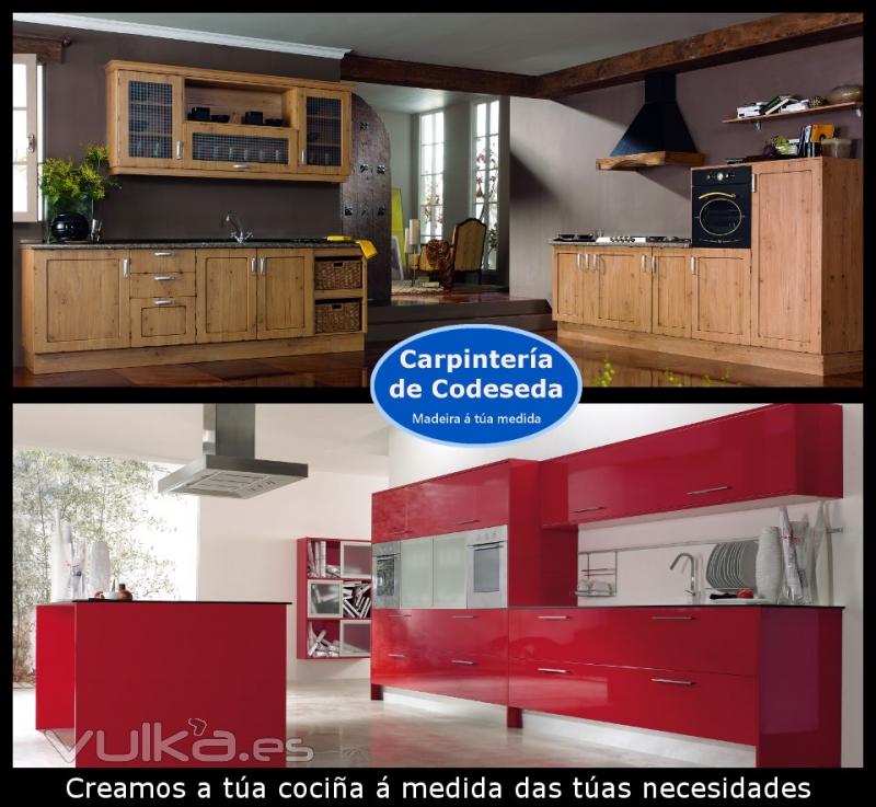 Cocinas de diseño personalizado. Muebles a medida y disponibles en gran variedad de acabados.