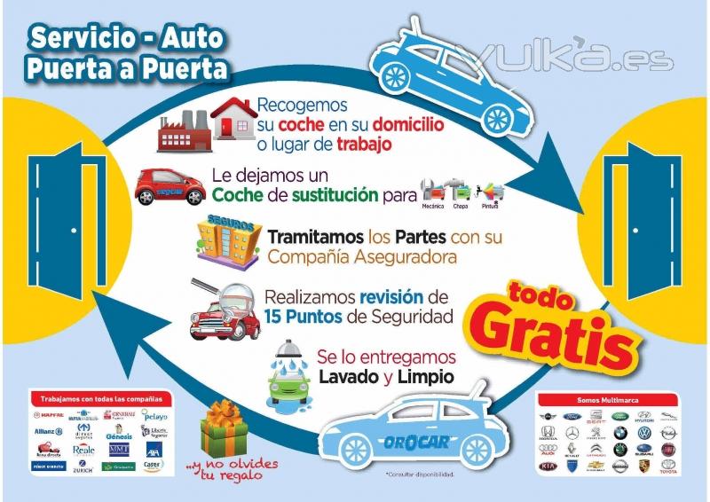 Servicio Auto-Puerta a Puerta Talleres Orocar