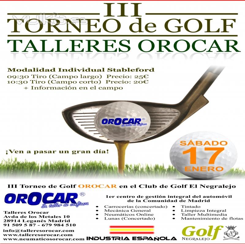 TORNEO DE GOLF TALLERES OROCAR 