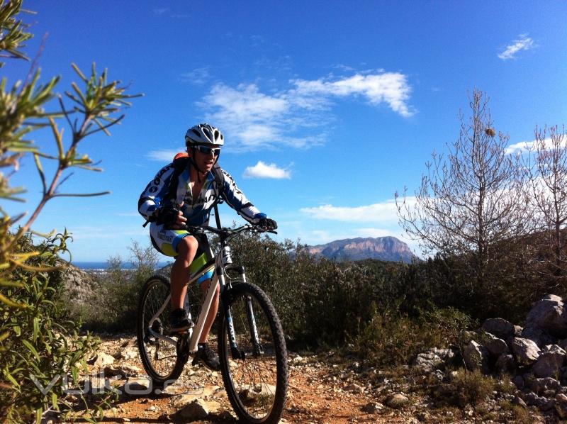 Ruta de bicicleta de montaa Aventura Pata Negra Denia