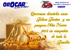 Feliz navidad  talleres orocar