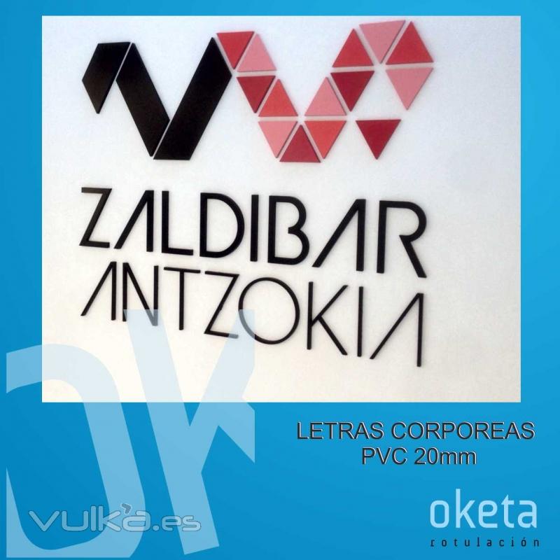 LETRAS CORPOREAS PVC