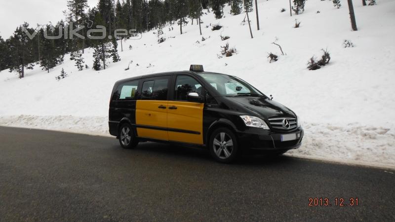 servicio taxi a estaciones de esqui